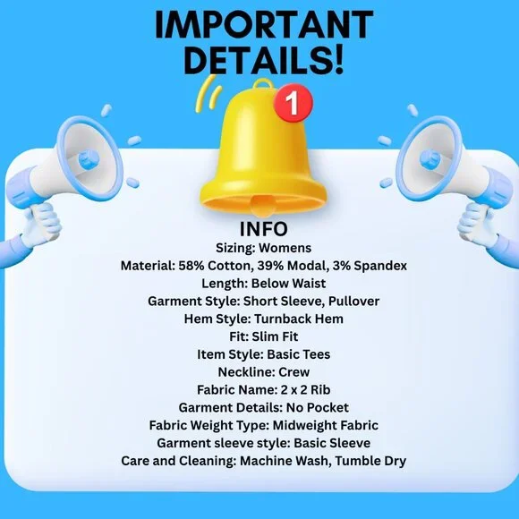 2 PACK Large - Womens Slim Fit Short Sleeve Ribbed T-Shirt - A New Day - White - Picture 4 of 7